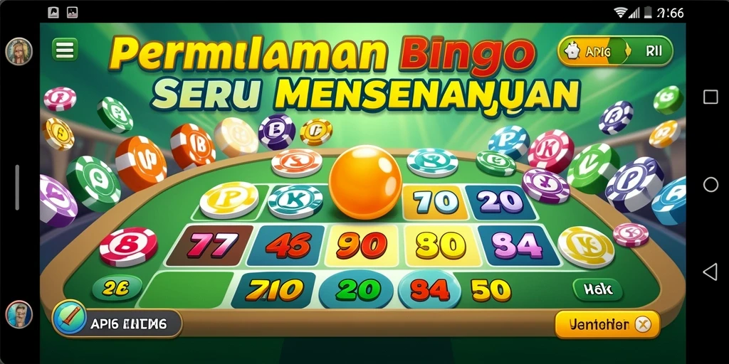 Screenshot menampilkan gameplay seru Bingo di API66.