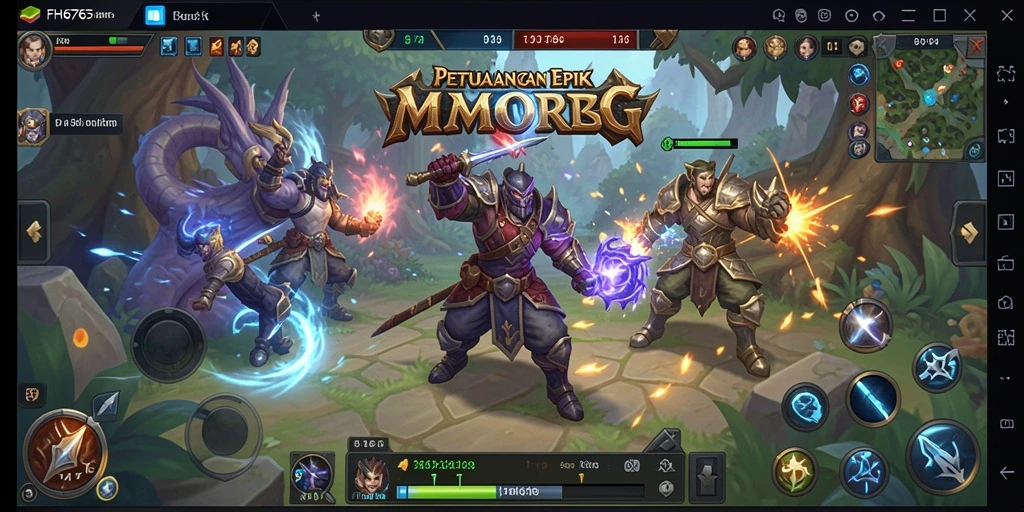 Tangkapan layar dari gameplay FH6767 yang menarik dalam dunia MMORPG.