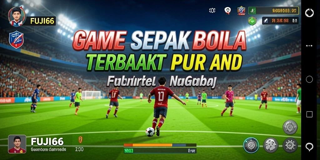 Gameplay seru FUJI66 dengan aksi sepak bola mendebarkan.