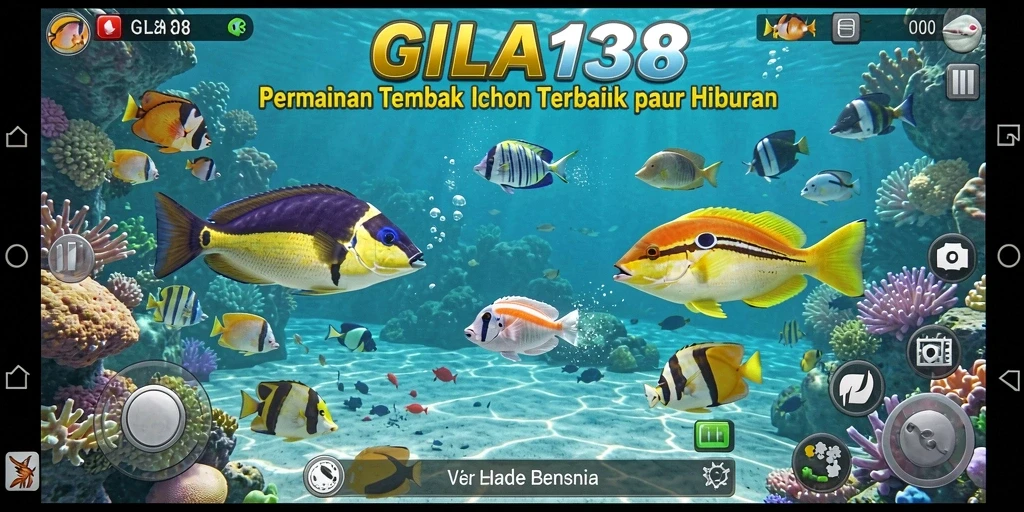 Screenshot tampilan gameplay Tembak Ikan GILA138 yang menarik.