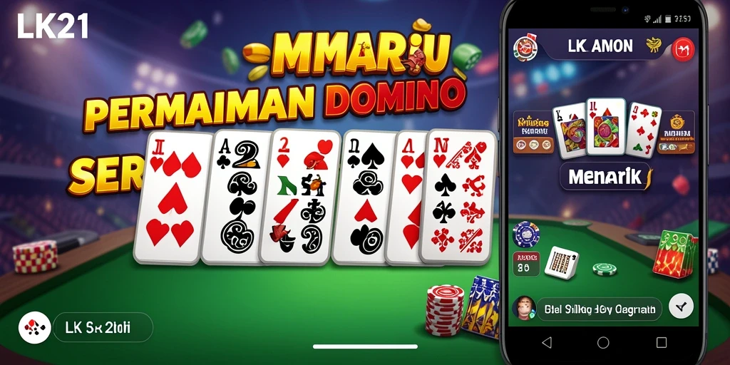 Screenshot menarik gameplay Domino di LK21.