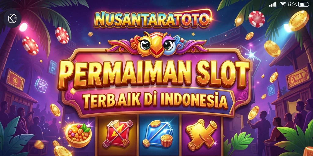 Screenshot gameplay NUSANTARATOTO menampilkan putaran Slot yang mendebarkan.