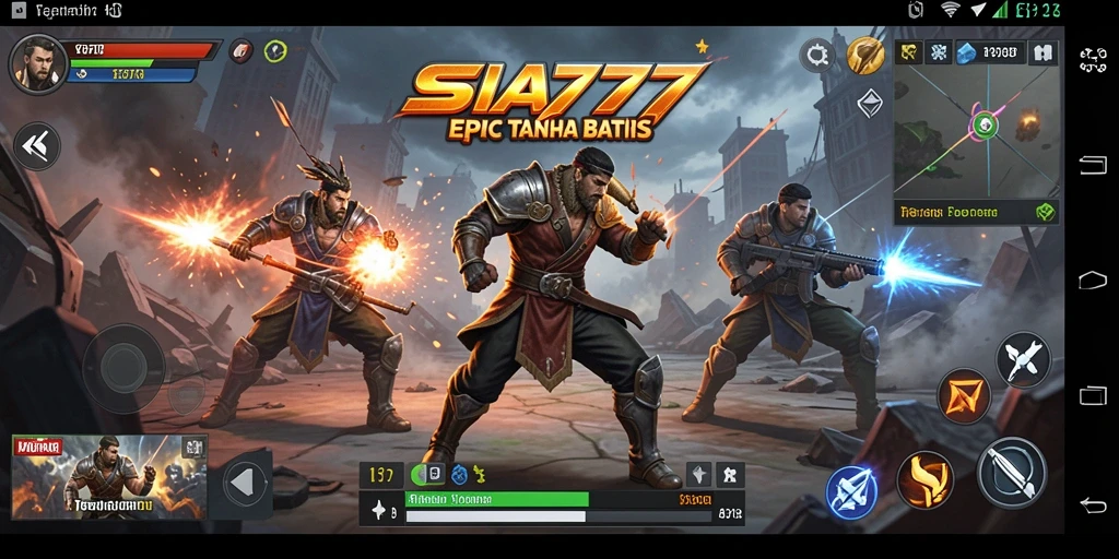 Tampilan gameplay SIA777 dengan pertarungan seru dan aksi menegangkan.