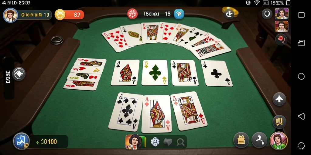 Tampilan seru dari gameplay Gaple di T6.